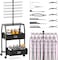 Portable Braiding Hair Rack With Wheels &amp; Storage Drawers,168 Pegs Hair Extension Holder Hanger for Braiding Hair Separator Stand Display Stand,Hair Stand with Stylist Hair Braiding Tools(black)
