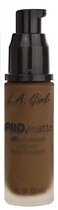L.A. Girl PRO.Matte Foundation, Caramel GLM681