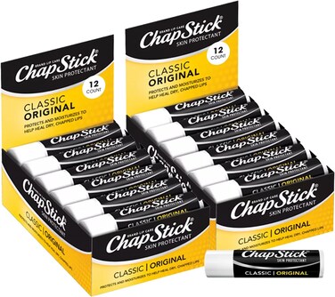 ChapStick Bulk Lip Balm, Classic Original 24-Count &ndash; Lip Moisturizer for Dry Lips, 0.15 Ea