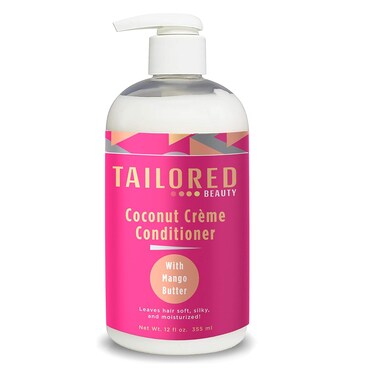 Tailored Beauty Coconut Cr&egrave;me Conditioner w/Mango Butter - Grow Strong Healthy Hair - 100% Natural Daily Conditioner with Mango Butter For All Hair Textures &amp; Skin Types