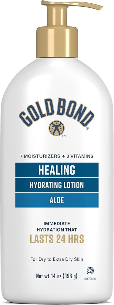 Gold Bond Ultimate Healing Skin Therapy Lotion with Aloe, 14 oz., Non-Greasy &amp; Hypoallergenic