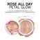 Physicians Formula Ros&eacute; All Day Highlighter Blush Face Powder Shimmer Petal Glow, Pink Freshly Picked, Dermatologist Tested, Clinicially Tested