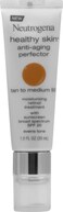 Neutrogena Healthy Skin Anti-Aging Perfector Tinted Facial Moisturizer and Retinol Treatment with Broad Spectrum SPF 20 Sunscreen with Titanium Dioxide, 50 Tan to Medium, 1 fl. oz