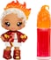 Yummiland Lip Gloss Doll - Amber Cinnamon, with DIY Lip Gloss Kit, Ages 4+