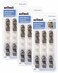 Scunci 1718703a048 Mini Thick Hair Jaw Clips, 18 Count (Pack of 3)