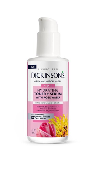 Dickinson's Witch Hazel Hydrating Toner + Serum with Rose Water