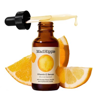 Mad Hippie Vitamin C Serum &ndash; Brightening Serum with Hyaluronic Acid, Ferulic Acid, Vitamin E, 1.02 Oz