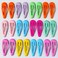 Star Snap Hair Clip Girl Hair Clips Women Barrettes Accessories (Mixed Colors,Barrette)