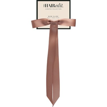 The Hair Edit Satin Bow Slide Ponytail Hook