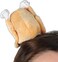 Beistle Turkey Hair Clip, Funny Rotisserie Turkey Barrette for Thanksgiving, Fall Harvest Headwear and Costume Holiday Hat Party Accessory, 4.75&rdquo;