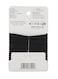 Scunci Black Gel Elastics, No-Slip Grip, Strong Hold-Ponytailers, 14 Pcs per Pack (3-Pack)