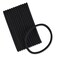 Scunci Black Gel Elastics, No-Slip Grip, Strong Hold-Ponytailers, 14 Pcs per Pack (3-Pack)