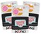 Scunci Black Gel Elastics, No-Slip Grip, Strong Hold-Ponytailers, 14 Pcs per Pack (3-Pack)