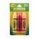 Lip Smacker Crayola Crayon Flavored Lip Balm - Moisturizing, Soothing Trio Banana Mania, Pink Sherbert, &amp; Outrageous Orange