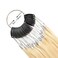 30 strands/set 100% Human Hair Color Swatches Testing Color Sample Rings for Human Hair Extensions and Salon Hairdressing Hair Dyeing Sample (Blonde)