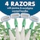 BIC Soleil Escape Women's Disposable Razors With 5 Blades for a Sensorial Experience and Comfortable Shave, Pack of Jasmine &amp; Eucalyptus Scented Handle Shaving Razors for Women, 4 Count