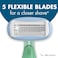 BIC Soleil Escape Women's Disposable Razors With 5 Blades for a Sensorial Experience and Comfortable Shave, Pack of Jasmine &amp; Eucalyptus Scented Handle Shaving Razors for Women, 4 Count