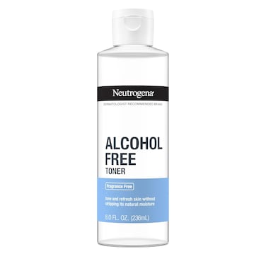 Neutrogena Alcohol-Free Gentle Daily Fragrance-Free Face Toner to Tone &amp; Refresh Skin, Toner Gently Removes Impurities &amp; Reconditions Skin, Hypoallergenic, 8 fl. oz