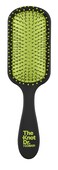 The Knot Dr. hair brush by Conair - Detangler hair brush - Removes Knots and Tangles in wet or dry hair- hair brush - Black Neon w/Travel Case