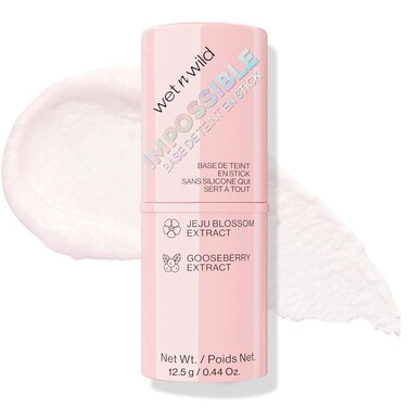 wet n wild Impossible Primer Stick, Enriched with Gooseberry &amp; Jeju Blossom for a Brightening Durable Makeup Base, Vegan &amp; Cruelty-Free
