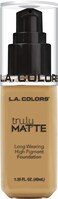 L.A. COLORS Truly Matte Foundation, Golden Beige CLM357