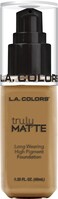 L.A. COLORS Truly Matte Foundation, Deep Tan CLM361