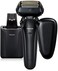 Panasonic ARC6 Luxury 6-Blade Men's Electric Shaver (ES-LS9A-K) Bundle Including: Clean and Charge Station, Panasonic ER389K Rechargeable Beard and Mustache Trimmer, Fiber Cloth, Case for Shaver, More