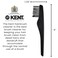Kent LPC2 Brush Cleaning Rake Tool - Hair and Dandruff Remover for Brushes, Combs, and Grooming Tools