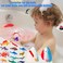 Kids Bath Bombs with Surprise Inside,4 Pack Marine Shark Bath Bomb for with Ocean Sea Animals for Girls Boys Toddlers, Safe Natural &amp; Organic