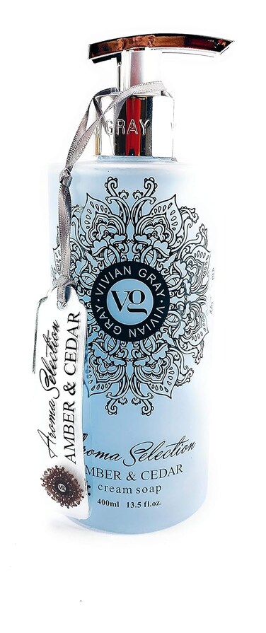 UUC Vivian Gray Aroma Selection Cream Soap in Amber &amp; Cedar