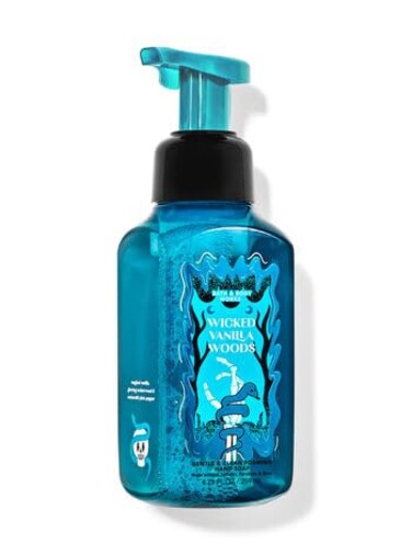 Wicked Vanilla Woods Gentle &amp; Clean Foaming Hand Soap, 8.75 fl oz/ 259 mL, Full Size, Pack of 1 (Packaging May Vary)