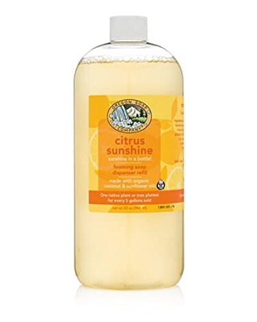Hand Soap, Hand Soap Refill, Foaming Hand Soap Refill, Castile Soap Made with USDA Certified Organic Oils (32 Fl Oz, Citrus Sunshine)