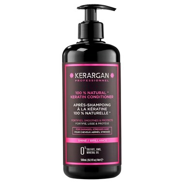 KERARGAN - Ultra Repairing Keratin Conditioner for Damaged and Stressed Hair - Softening, Smoothing, and Protective - Sulfate-Free, Non-GMO, No Mineral Oil - 16.9 Fl oz