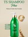 TS Shampoo plus 500ml (16.9oz), for Thinning Hair with Biotin,Pantenol and Caffein, Refreshing Natural Citrus Scent. Hair Thickening Probio Complex for Men and Women.