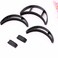 5Pcs Bump It Set Black Styling Coiler for Volume Hair Accessory Bumps Fluffy Hairdressing Tools for Women and Girls