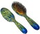 Rock &amp; Ruddle Natural Mixed Boar Bristle Hair Brush for Women and Kids (Small/Travel Size, 17.5cm) - Perfect for Wet or Dry Hair, Detangling Smoothing Blowdrying - Made in UK - Peacocks Design