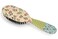 Rock &amp; Ruddle Natural Mixed Boar Bristle Hair Brush for Women and Kids (Small 6.9") - Perfect for Wet or Dry Hair, Detangling Smoothing Blowdrying - Designed &amp; Made in UK - Pink Blossom