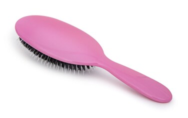 Rock &amp; Ruddle Natural Mixed Bristle Hair Brush for Women and Kids (Luxury, 23.5 cm) - Perfect for Wet or Dry Hair, Detangling Smoothing Blowdrying - Designed &amp; Made in UK (Tickled Pink)