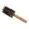 Ibiza Hair Boar Bristle Round Brush (G Series)   Hybrid Swirled Boar &amp; Carbon Fiber Nylon Bristles with Cork Handle   Adds Shine &amp; Texture for Medium to Long Styles
