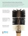 Ibiza Hair Boar Bristle Round Brush (G Series)   Hybrid Swirled Boar &amp; Carbon Fiber Nylon Bristles with Cork Handle   Adds Shine &amp; Texture for Medium to Long Styles