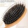 Boar Bristle Hair Brush for Women and Men, Boar Brush for Fine Thin Hair, Anti Breakage, Smoothing, Detangling, Wooden Comb for Hair Growth