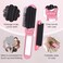 Travel Compact Hair Brush with Mirror and Massage Comb - 2 PCS Folding Comb, Mini Brush for Purse, Wet Hair Brush for Women and Men