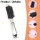 3 Pcs Folding Travel Hair Brush Foldable Mini Compact Hair Brush with Mirror For Women Collapsable Travel Size Massage Comb Travel Brushes For Hair Small Hairbrush Mini Brush For Purse Trip Gym Cream