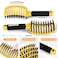 Detangling Brush 2 Pack, HIPPIH Boar Bristle Hair Brush for Women, Men &amp; Kids' Wet or Dry Long Curly Thick Hair - Adds Shine and Smoothness Yellow