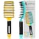 Detangling Brush 2 Pack, HIPPIH Boar Bristle Hair Brush for Women, Men &amp; Kids' Wet or Dry Long Curly Thick Hair - Adds Shine and Smoothness Yellow