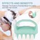 Shampoo Brush Scalp Massager, Soft Silicone Scalp Care Hair Brush for Wet Dry Hair, Scalp Scrubber for Women Men Kids (Green)