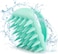 Shampoo Brush Scalp Massager, Soft Silicone Scalp Care Hair Brush for Wet Dry Hair, Scalp Scrubber for Women Men Kids (Green)