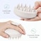 HEETA Scalp Scrubber Shampoo Brush, Scalp Care Massager Tool for Hair Growth, with Soft Silicone Bristles for Dandruff Removal Wet Dry Hair Women Men Kids Pets, Fit All Hair Types, Beige
