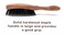 Calcutta Max &ndash; 100% Pure Calcutta Extra Stiff Wild Boar Bristle Hair Brush &ndash; Best Natural Hair Brush &ndash; Thick Hairbrush for Styling &amp; Smoothing &ndash; Dark Maple Wood Handle &ndash; Made in Europe