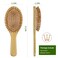 MRD Hair brush, Natural Bamboo Paddle Detangling Hairbrush, Massage Scalp Thick/Thin/Curly/Dry Hair For Women &amp; Men